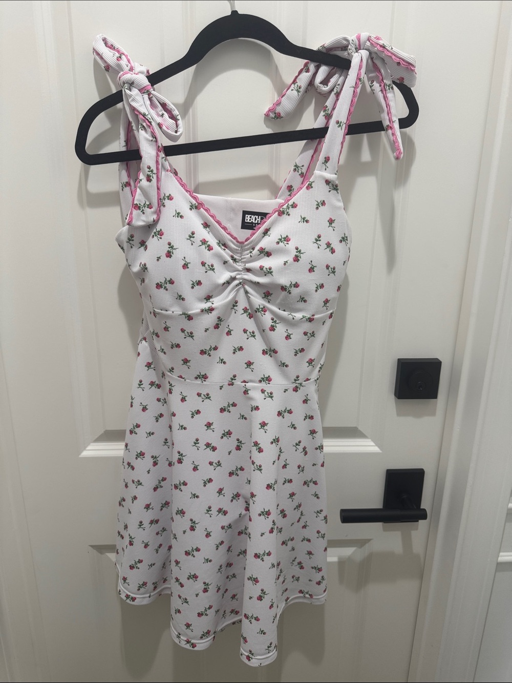 Beachriot tennis dress floral with straps you tie in a bow, so cute!!